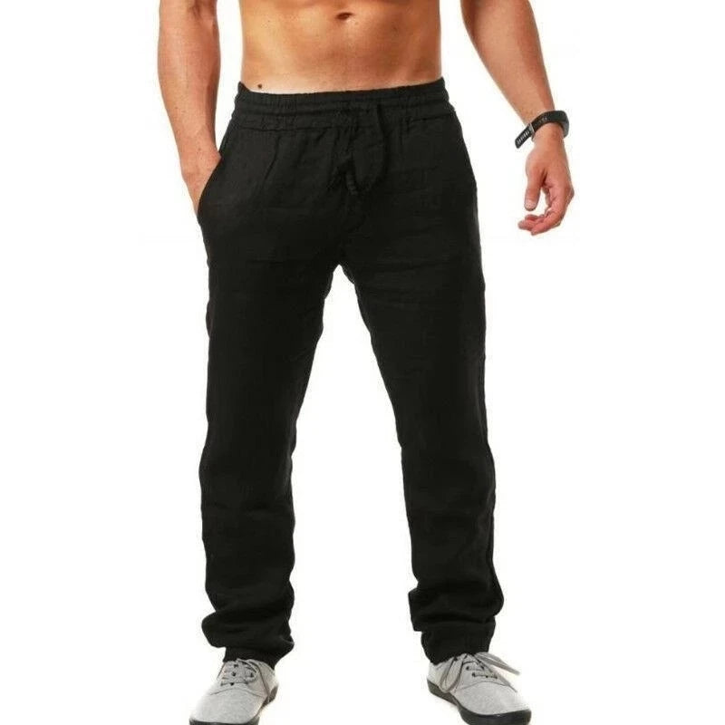 BreezeLinen Relaxed Trousers