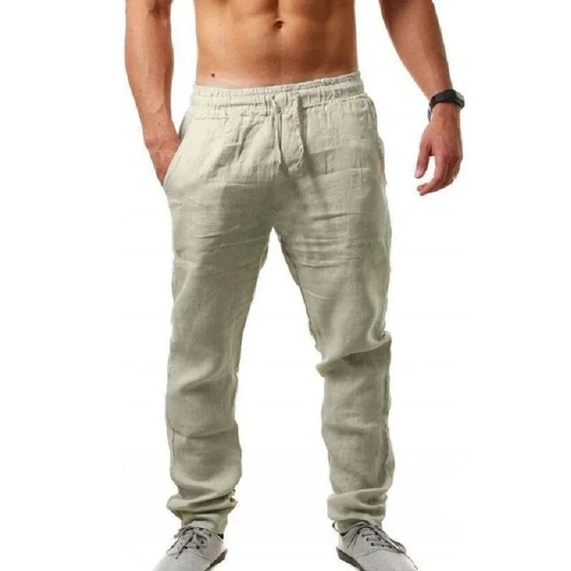 BreezeLinen Relaxed Trousers