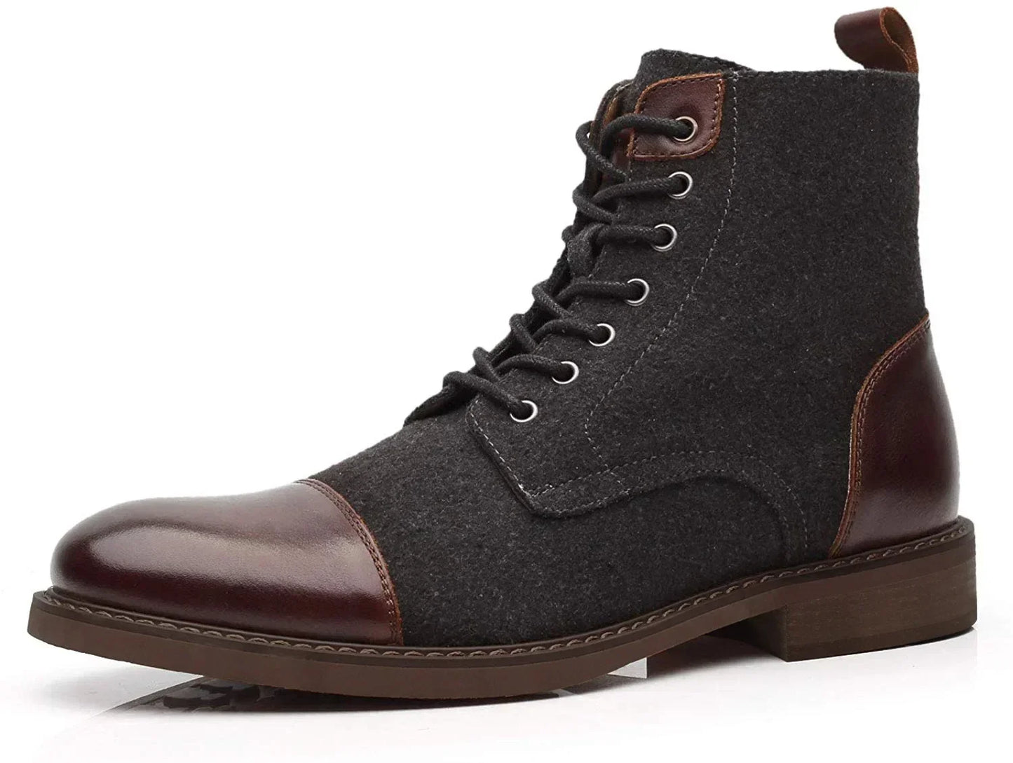 Oxford Wool-Blend Boots