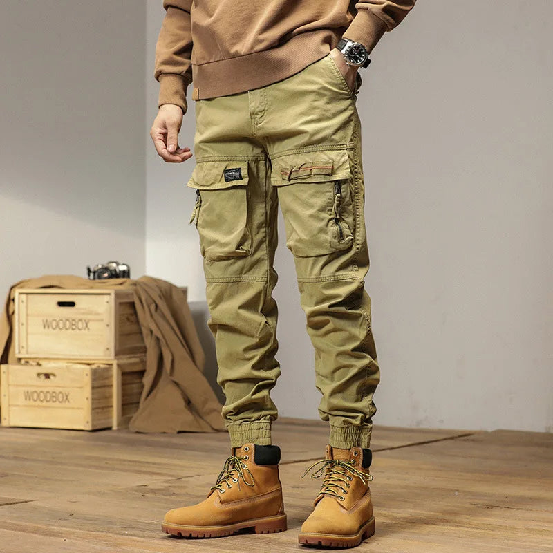 Urban Explorer Cargo Joggers – Khaki