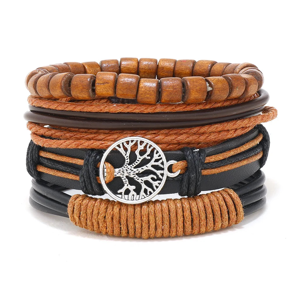 Black Orbit 4-Piece Bracelet Set