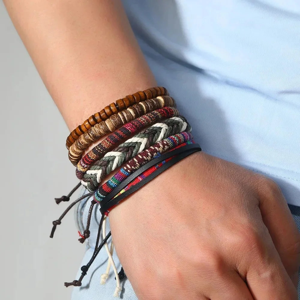 Black Orbit 4-Piece Bracelet Set