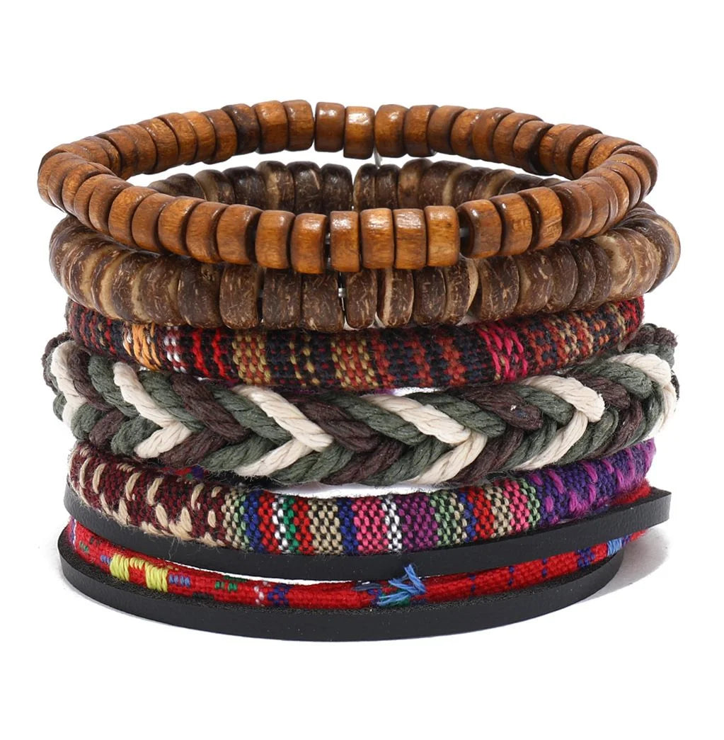 Black Orbit 4-Piece Bracelet Set