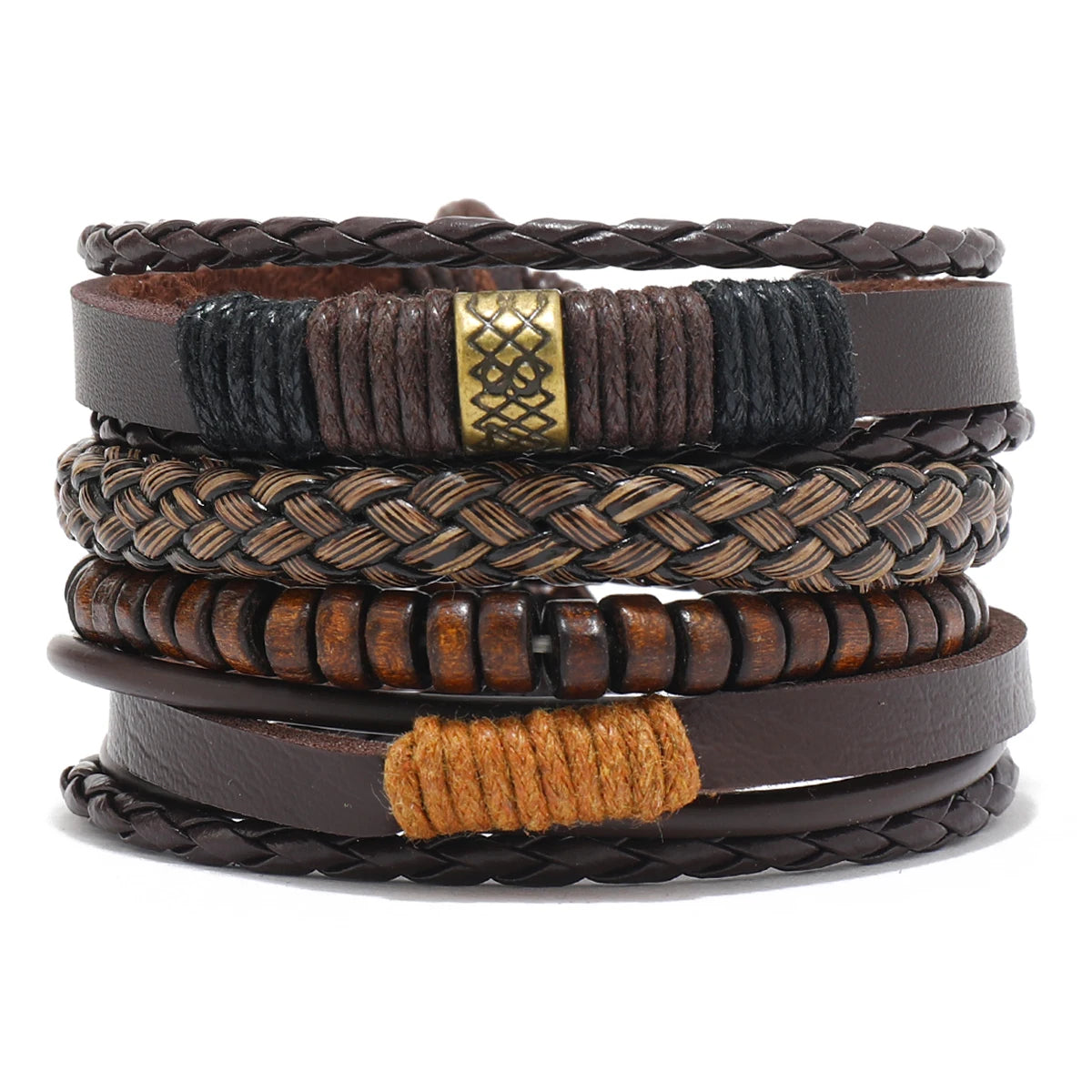Black Orbit 4-Piece Bracelet Set