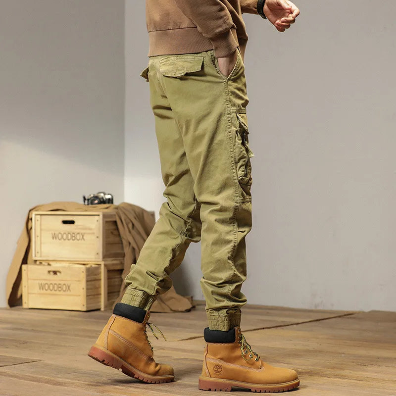 Urban Explorer Cargo Joggers – Khaki