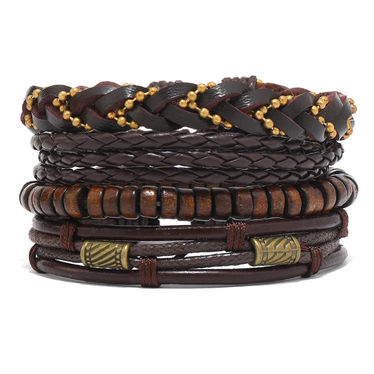 Black Orbit 4-Piece Bracelet Set
