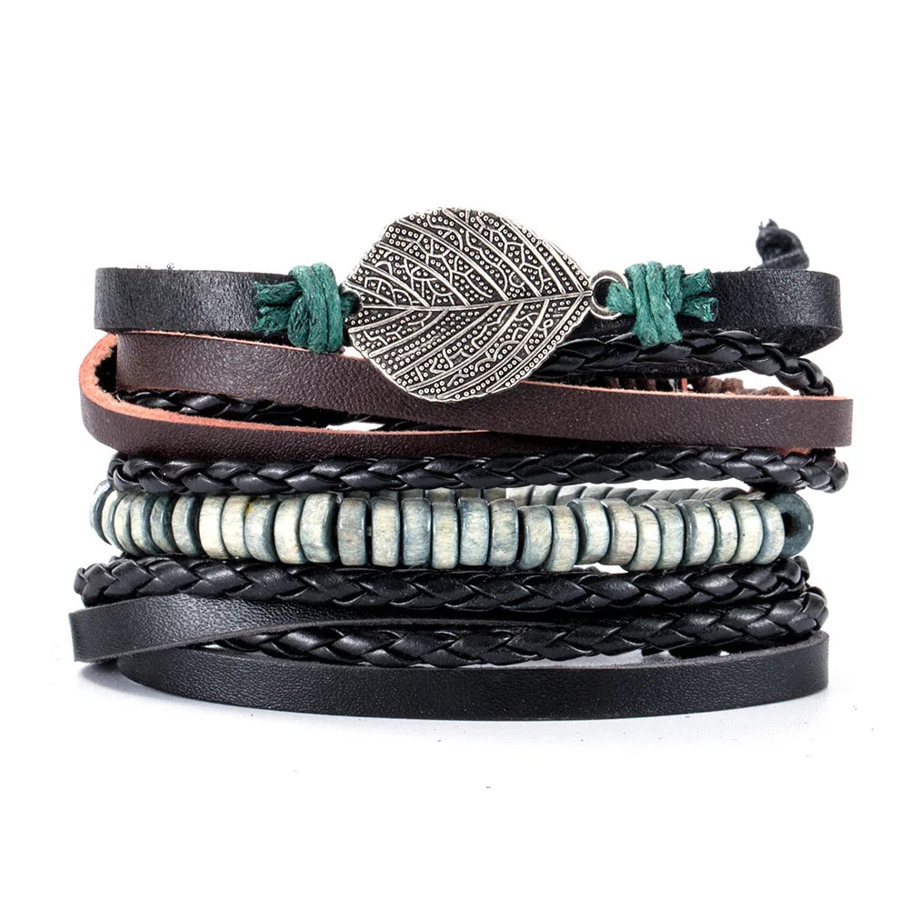 Black Orbit 4-Piece Bracelet Set