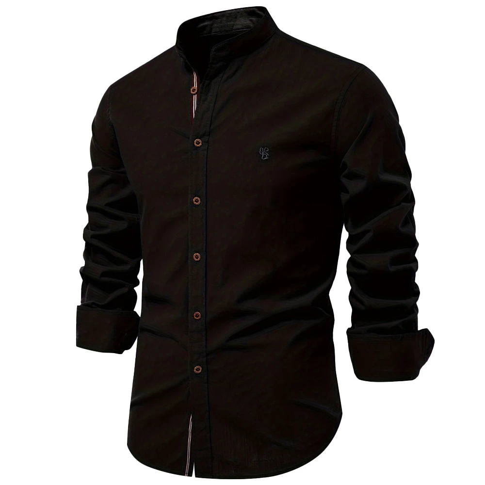 Camden Collarless Shirt