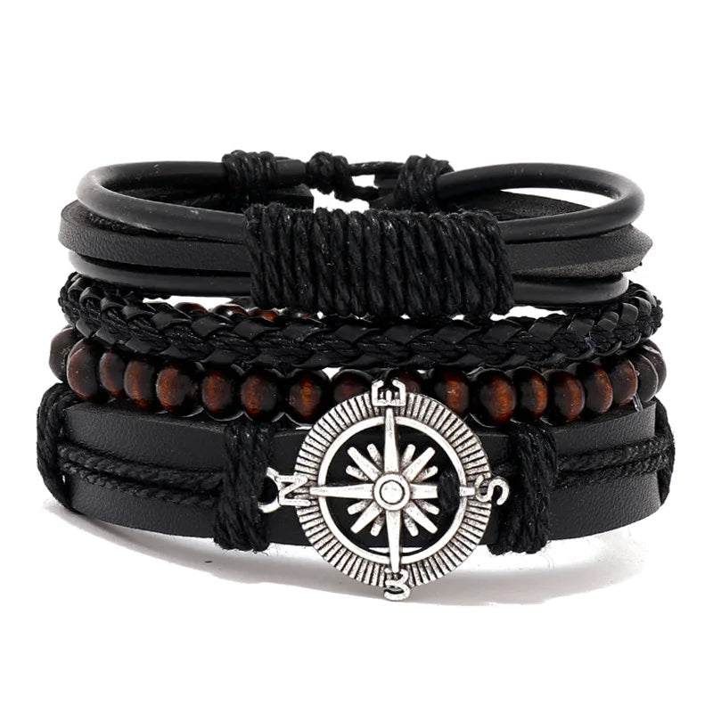 Black Orbit 4-Piece Bracelet Set