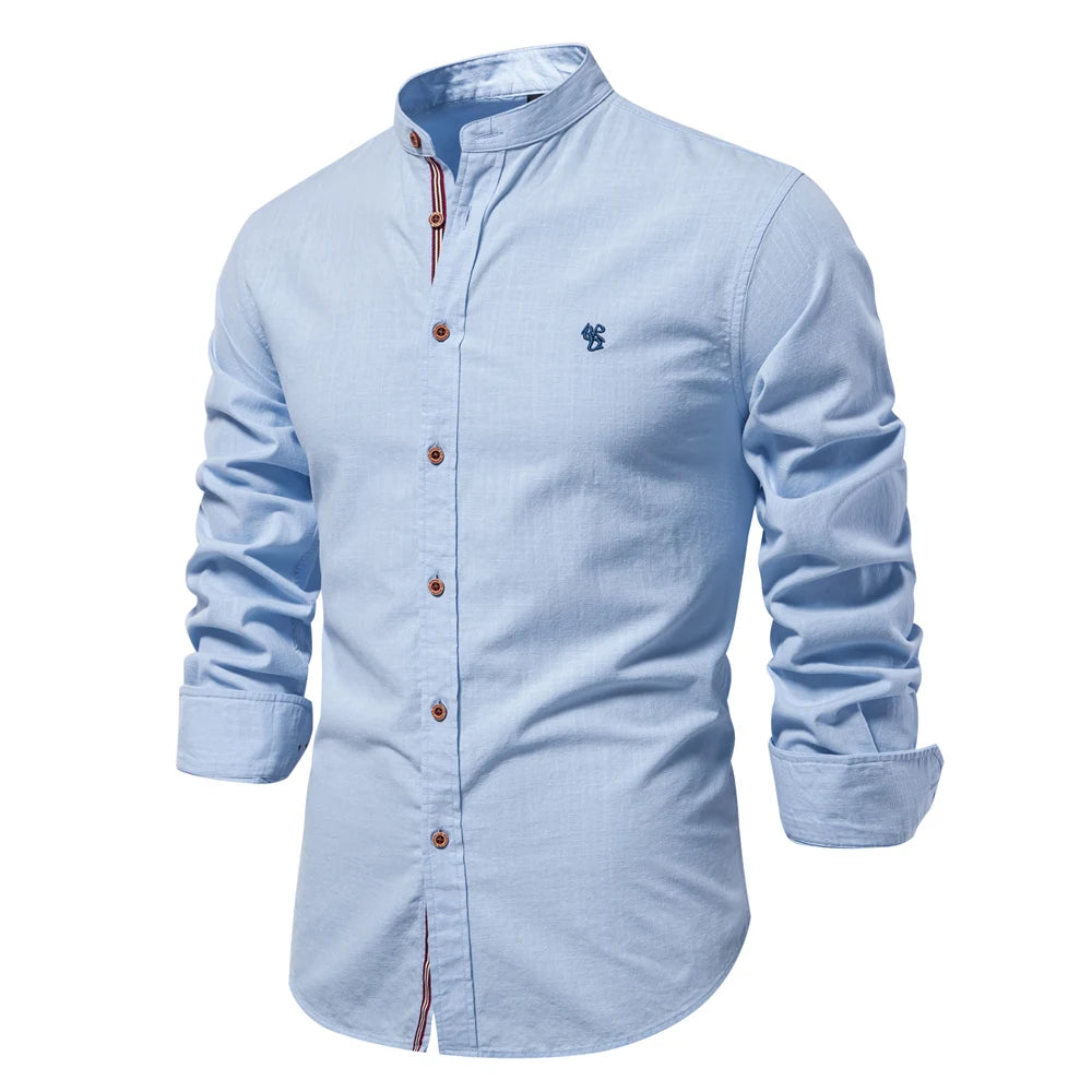 Camden Collarless Shirt