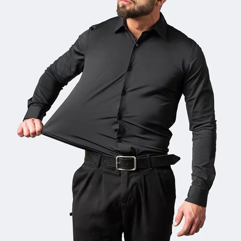 FlexForm Black Stretch Shirt