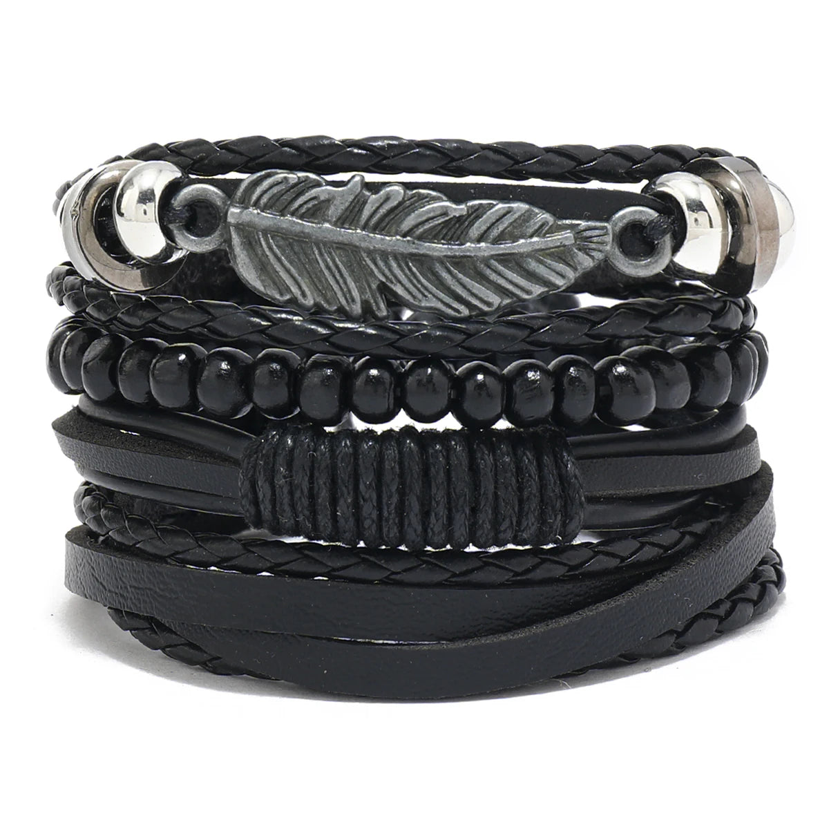 Black Orbit 4-Piece Bracelet Set