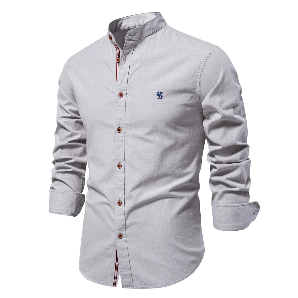 Camden Collarless Shirt