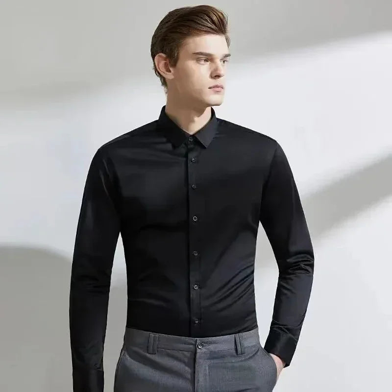 FlexForm Black Stretch Shirt
