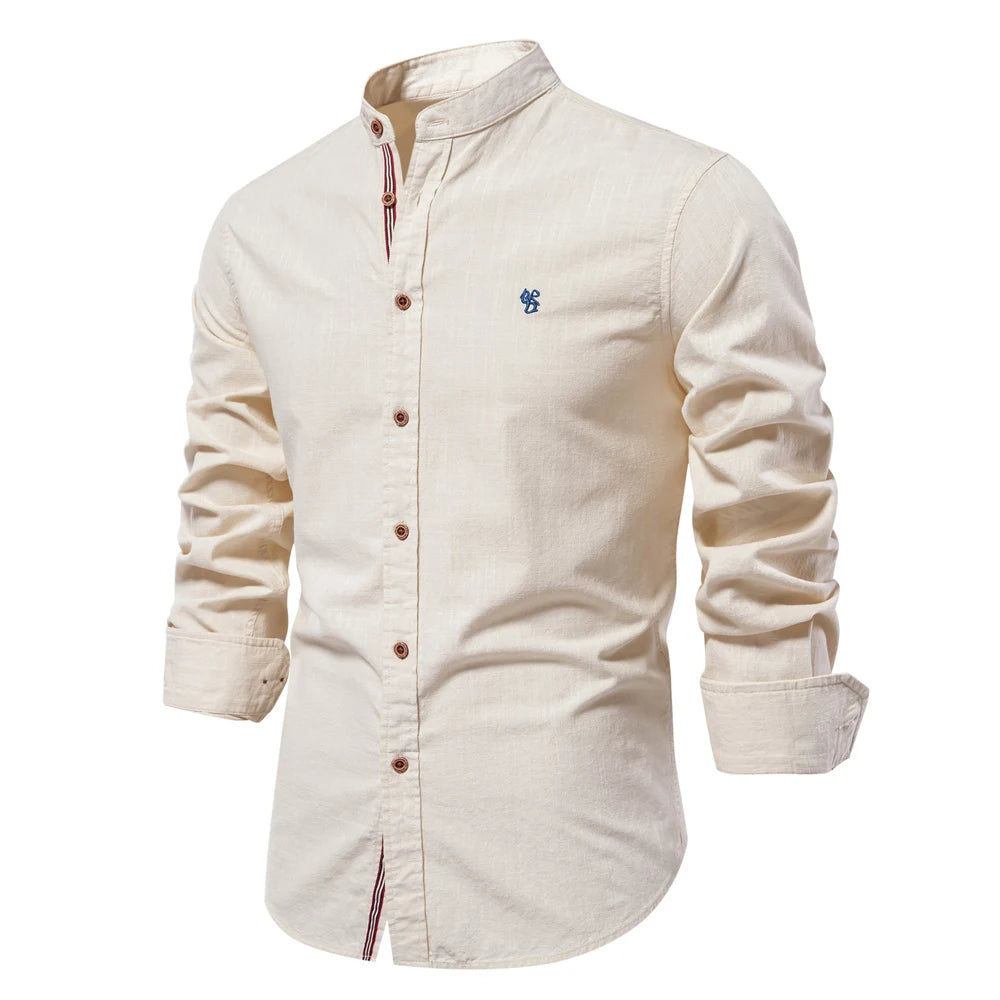 Camden Collarless Shirt
