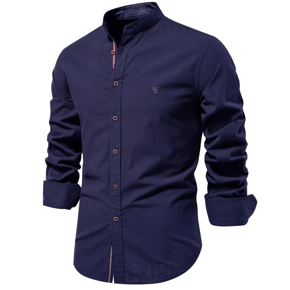 Camden Collarless Shirt