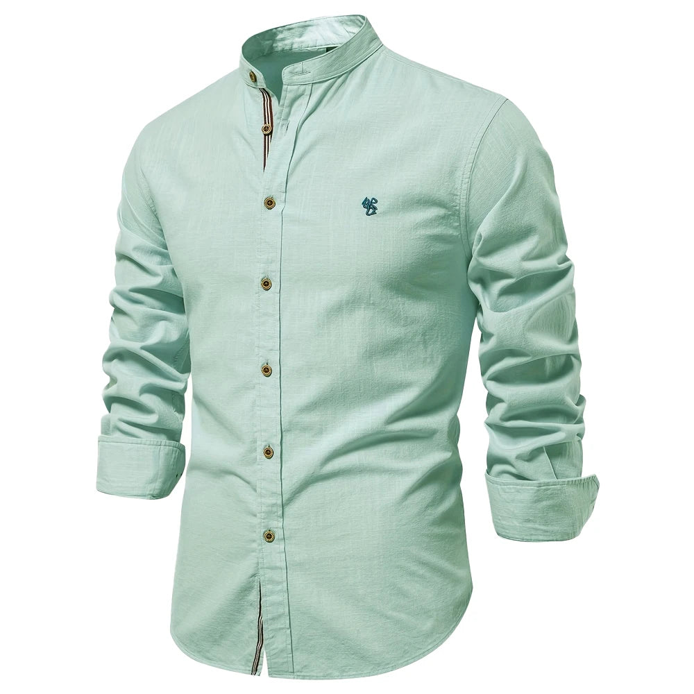 Camden Collarless Shirt