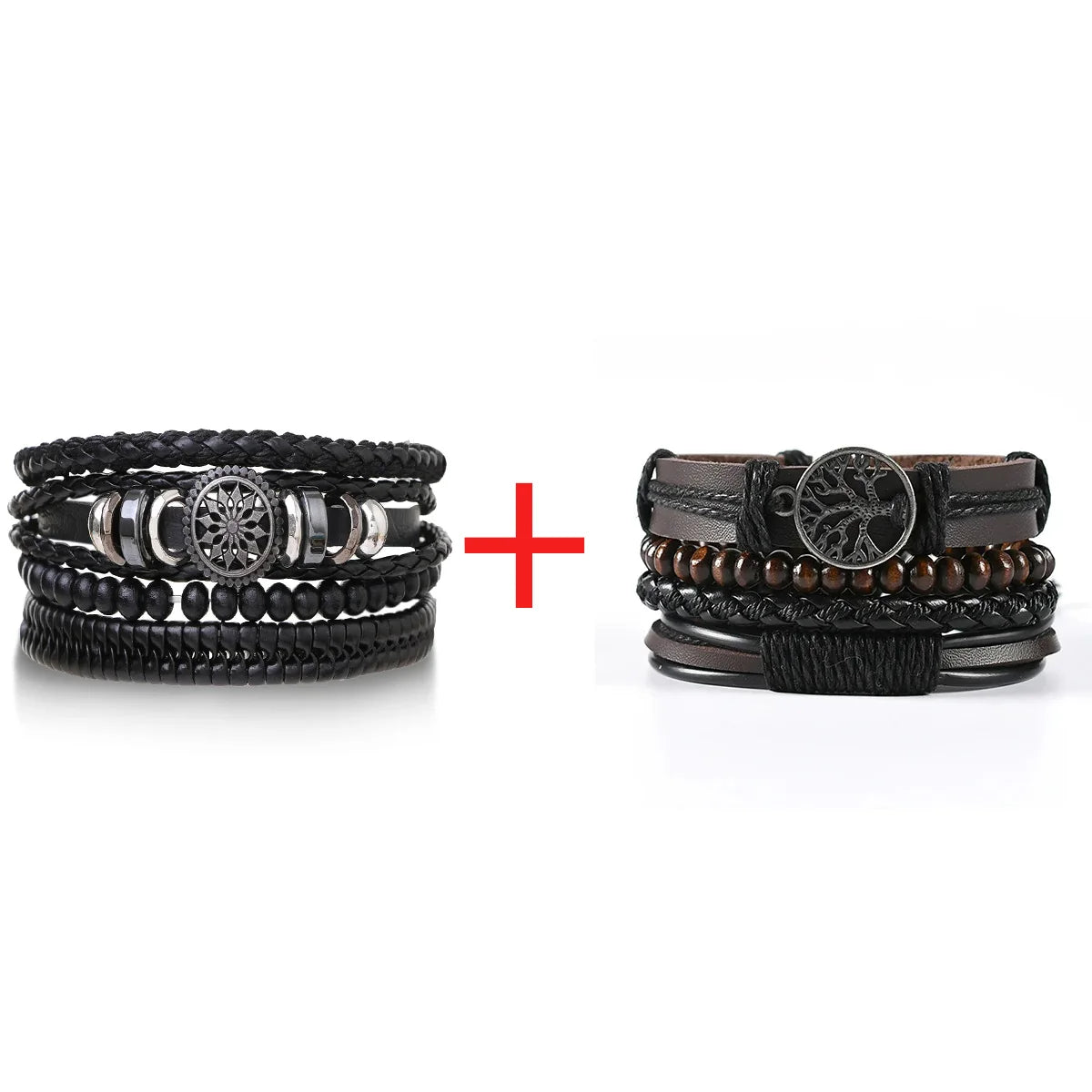 Black Orbit 4-Piece Bracelet Set