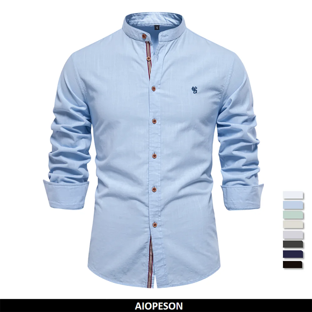 Camden Collarless Shirt