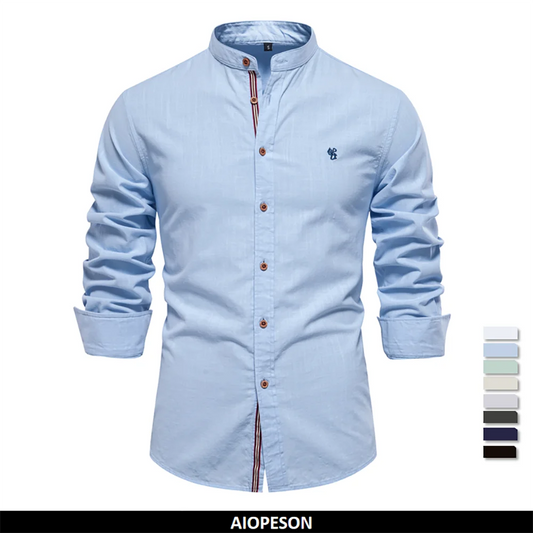 Camden Collarless Shirt