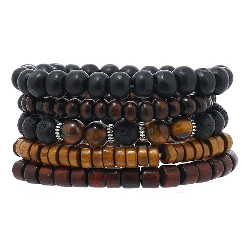 Black Orbit 4-Piece Bracelet Set