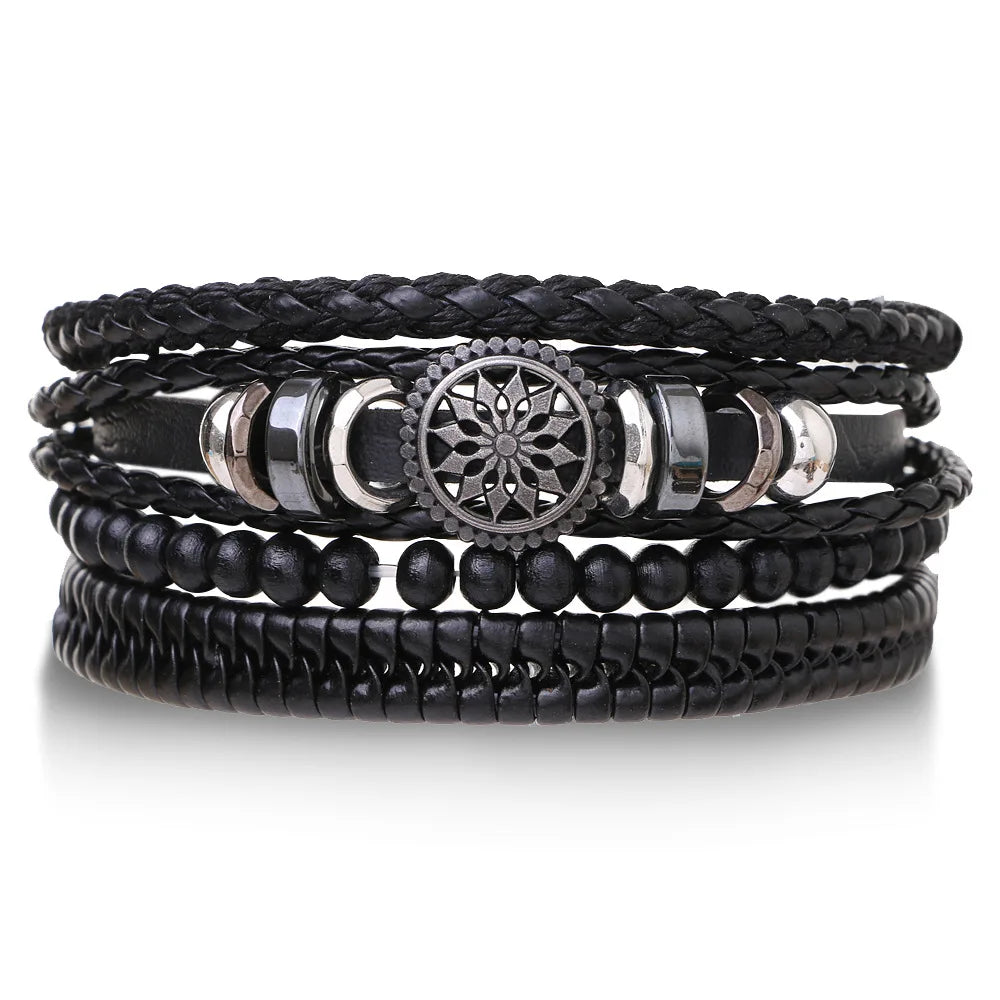 Black Orbit 4-Piece Bracelet Set