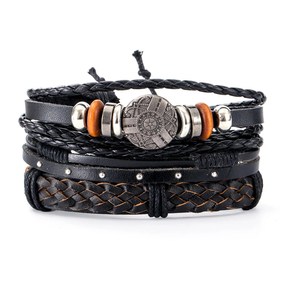 Black Orbit 4-Piece Bracelet Set