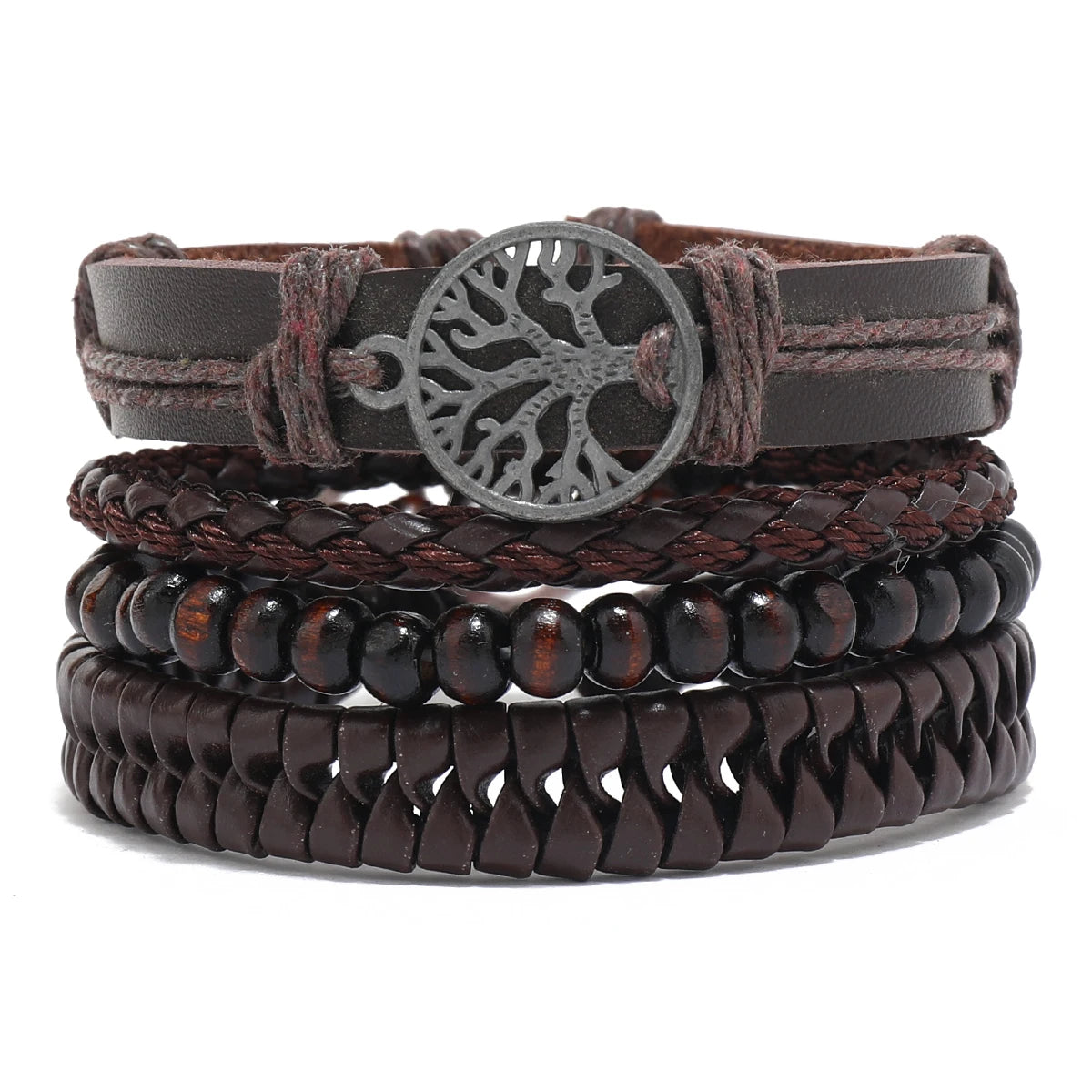 Black Orbit 4-Piece Bracelet Set