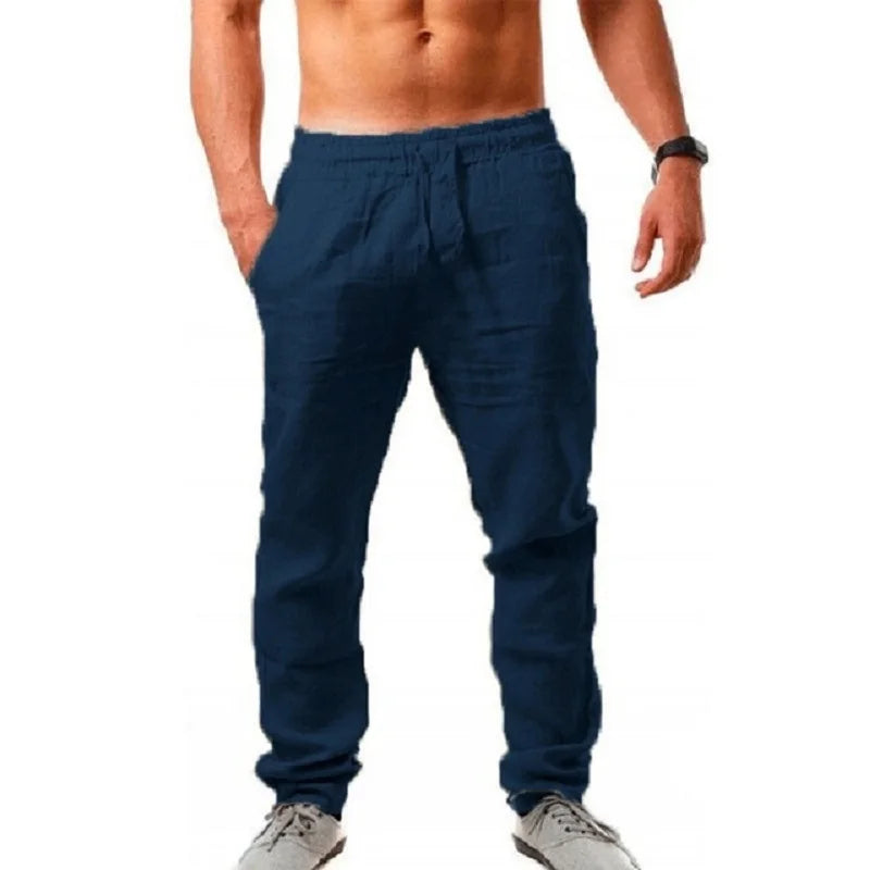 BreezeLinen Relaxed Trousers