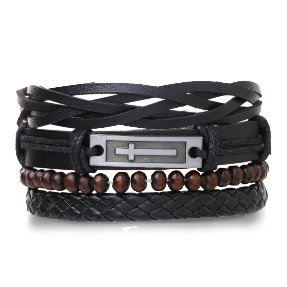 Black Orbit 4-Piece Bracelet Set
