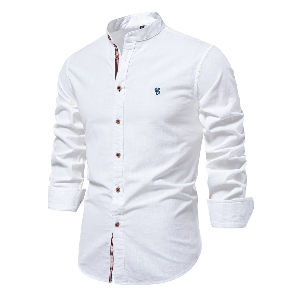 Camden Collarless Shirt