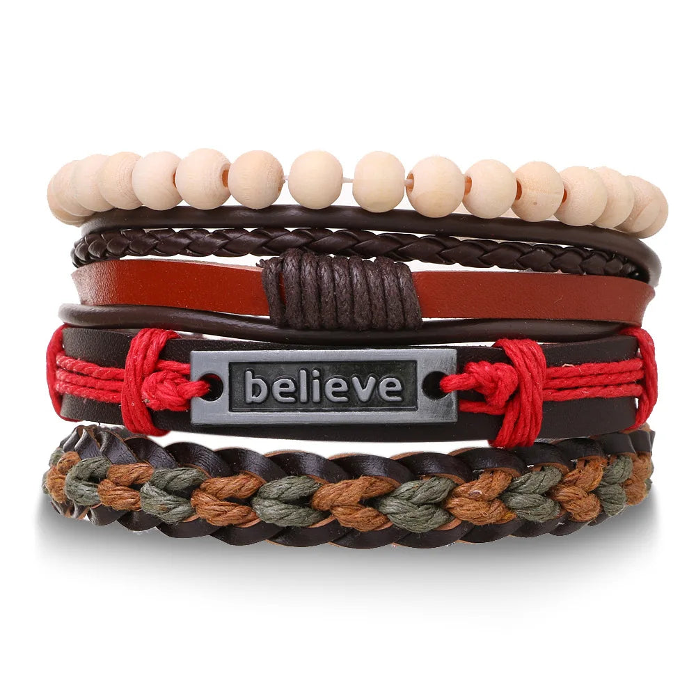 Black Orbit 4-Piece Bracelet Set