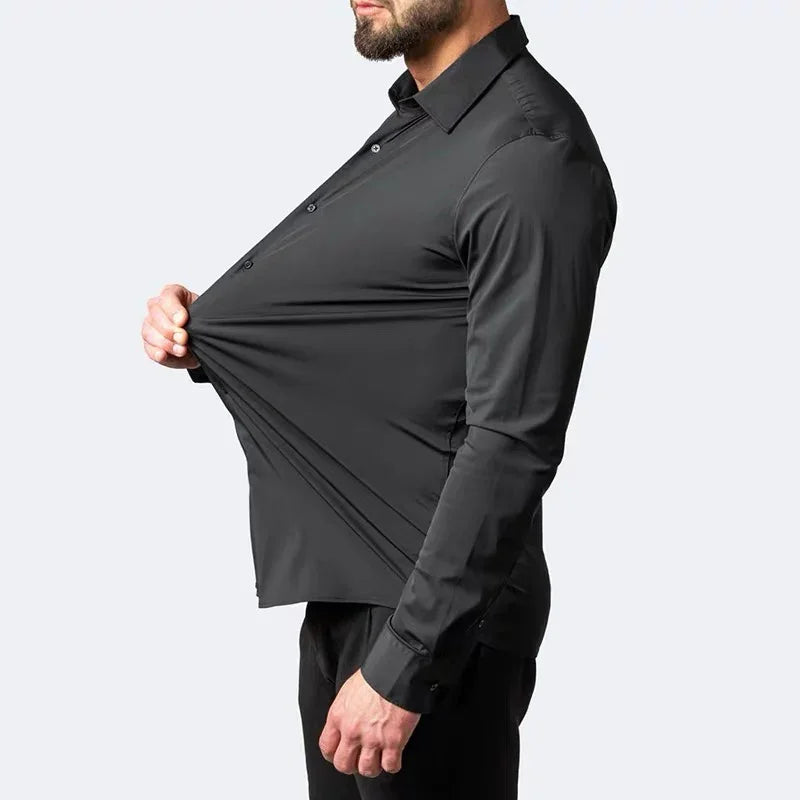 FlexForm Black Stretch Shirt